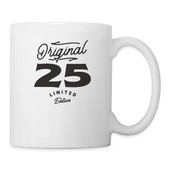 25th Birthday Original 25 Years Old - Mug - white - Right