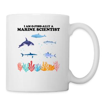 Official Marine Scientist Marine Biologist - Mug - white - Right