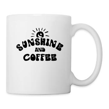 Sunshine And Coffee for coffee drinkers - Mug - white - Right