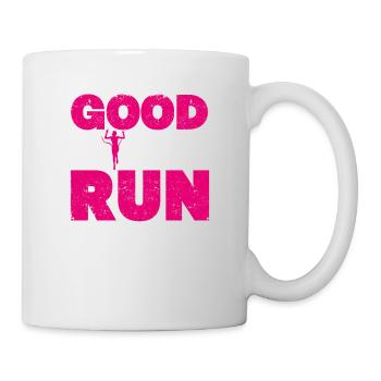 Drôle de trail running jogging runner filles bon - Mug blanc - blanc - Droite