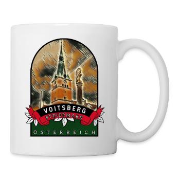 Voitsberg Steiermark Österreich Souvenir - Tasse - Weiß - Rechts