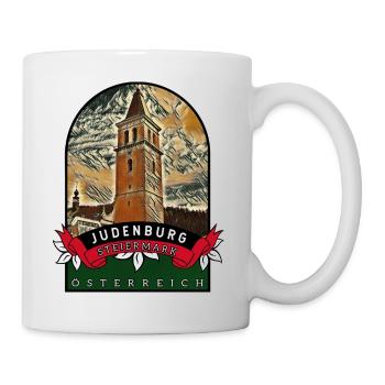 Judenburg Steiermark Österreich Souvenir - Tasse - Weiß - Rechts