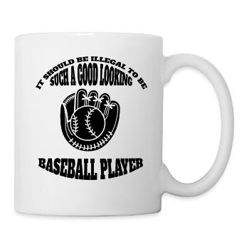 Baseball Baseball Lover Cadeau Jeu de baseball - Mug blanc - blanc - Droite