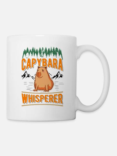 Capybara Flüsterer Capybara Whisperer - Tasse - Weiß
