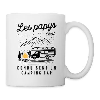 Les Papys Cool Conduisent Un Camping-car - Mug blanc - blanc - Droite