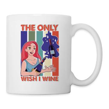 The Only Wish I Wine - Reverie - Daydreaming - Mug - white - Right