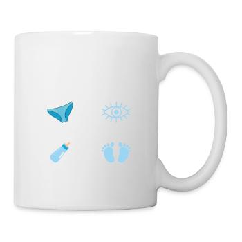 Prévisions Pour 2024 Maman Enceinte Idée Cadeau - Mug blanc - blanc - Droite