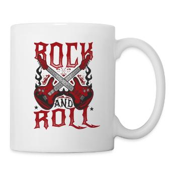Rock'n'Roll - Tasse - Weiß - Rechts