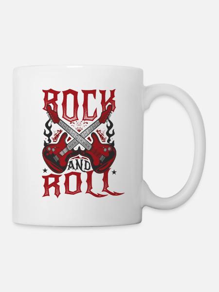Rock'n'Roll - Tasse - Weiß
