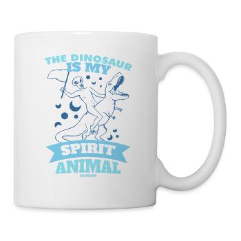 Le dinosaure est mon animal spirituel - Mug blanc - blanc - Droite