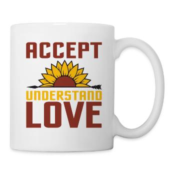 Accept and Understand Love - Mug - white - Right