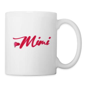 mimi herz - Tasse - Weiß - Rechts