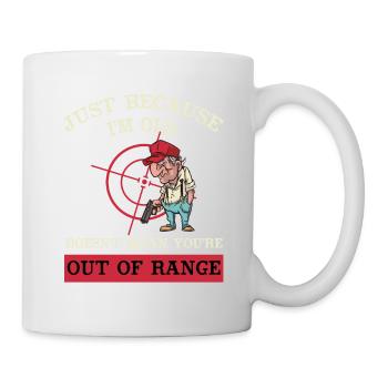 Lustiger Sportschützen Schützen Spruch - Tasse - Weiß - Rechts