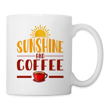 Sunshine and Coffee - Mug - white - Right