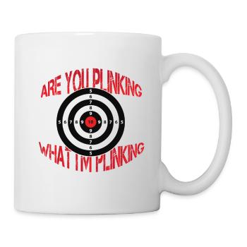 Lustiger Sportschützen Schützen Spruch - Tasse - Weiß - Rechts