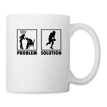 Problème de déclaration des joueurs de football - Mug blanc - blanc - Droite