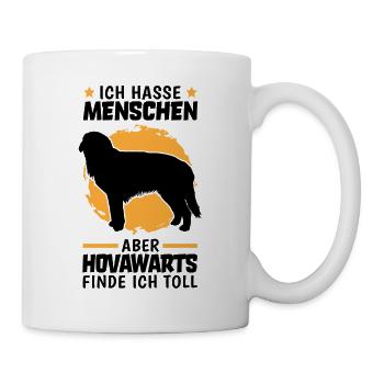 Hovawart finde ich toll deutscher Bauernhund - Tasse - Weiß - Rechts