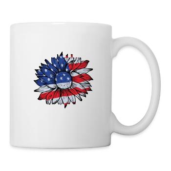 Grand-mère de la fille d’anniversaire - Mug blanc - blanc - Droite