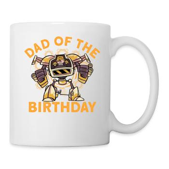 Dad Of The Birthday Boy - Tasse - Weiß - Rechts