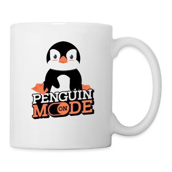 Penguin Mode On King Emperor Sea Bird Penguin - Mug - white - Right
