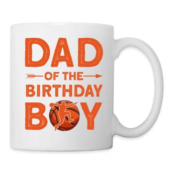 Dad Of The Birthday Boy - Tasse - Weiß - Rechts