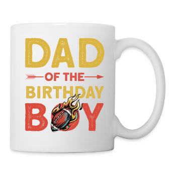 Papa du garçon d’anniversaire - Mug blanc - blanc - Droite