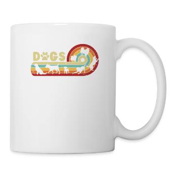 Dog Daddy Dog Mom Dogfather Dog Lover Dog - Mug - white - Right