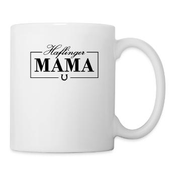 Haflinger Mama Reiter Pferde Haflinger - Tasse - Weiß - Rechts
