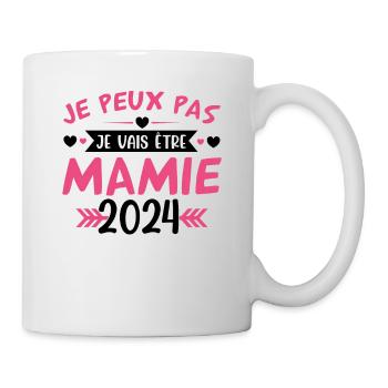 Mamie 2024 Cadeau Enceinte Maman Anniversaire Cool - Mug blanc - blanc - Droite