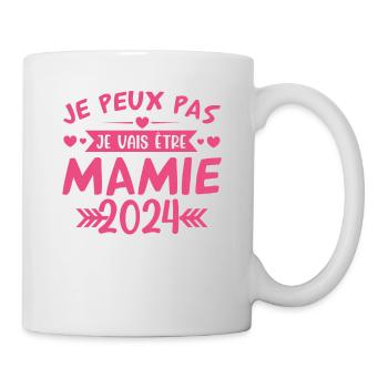 Mamie 2024 Cadeau Enceinte Maman Anniversaire Cool - Mug blanc - blanc - Droite