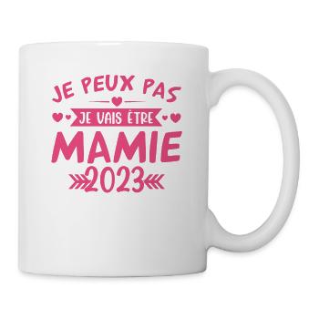 Mamie 2023 Cadeau Enceinte Maman Anniversaire Cool - Mug blanc - blanc - Droite