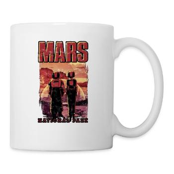 Parc national de Mars - Cosmologie Science Fiction - Mug blanc - blanc - Droite