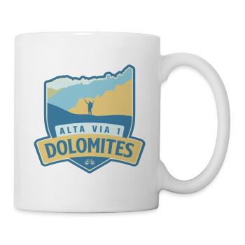 Höhenweg 1 - Alta Via 1 Dolomites - Mug - white - Right