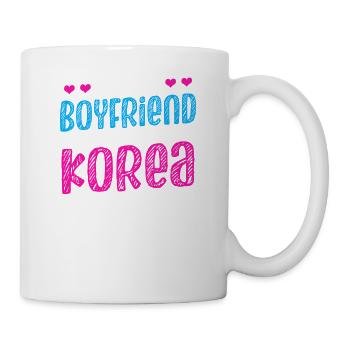 Ich Habe Einen Freund Koreanischer Liebhaber - Tasse - Weiß - Rechts