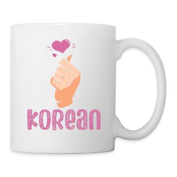 Korean Love Sign Korean Beloved - Mug - white - Right