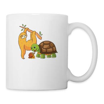 Slow Runners Club Läufer-marathon-bekleidung - Tasse - Weiß - Rechts