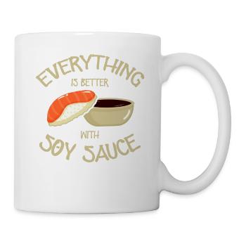 Alles Ist Besser Sushi-liebhaber Japan - Tasse - Weiß - Rechts