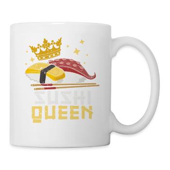 Sushi Queen Sushi-liebhaber Japan Japanisches - Tasse - Weiß - Rechts