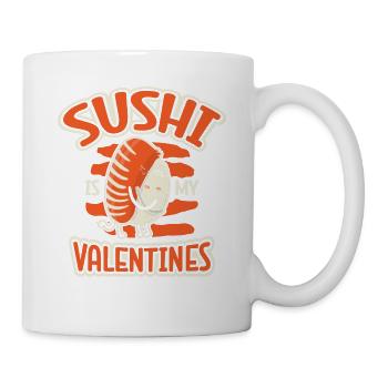 Sushi Ist Mein Valentines Sushi-liebhaber Japan - Tasse - Weiß - Rechts