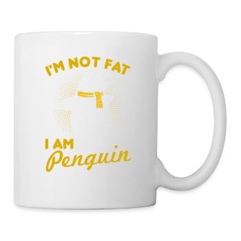 Fettpinguin - Tasse - Weiß - Rechts