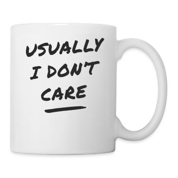 mir egal - Tasse - Weiß - Rechts