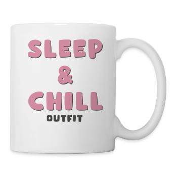 Schlaf und Chill Outfit - Tasse - Weiß - Rechts
