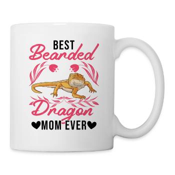 Best Bearded Dragon Mom Ever Bartagamen Mama - Mug - white - Right