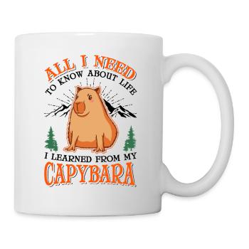 Capybara Wasserschwein Capibara - Mug - white - Right