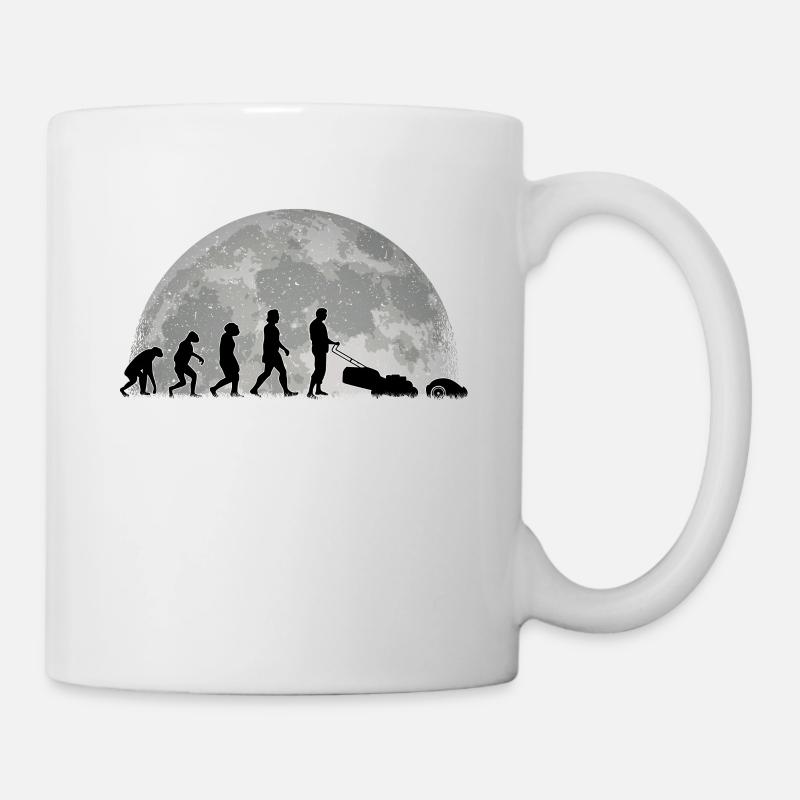 Mähroboter Evolution Mond Rasenroboter - Tasse - Weiß