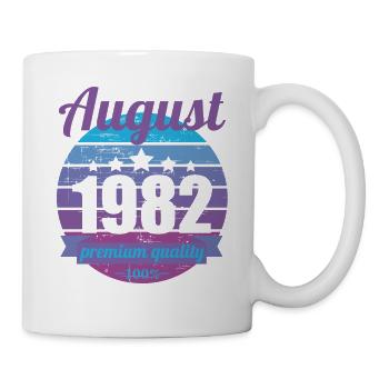 Born August 1982 40 years 40s 40th birthday - Mug - white - Right