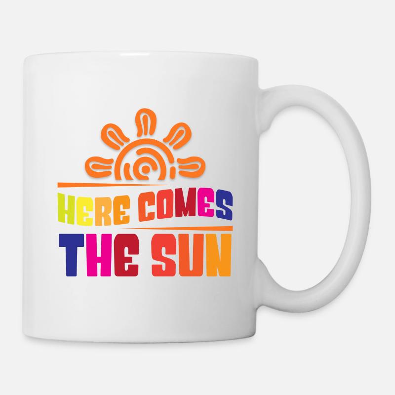 Here comes the sun - Tasse - Weiß