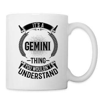 Vous ne comprendriez pas - Gémeaux - Mug blanc - blanc - Droite