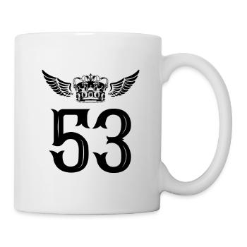 53 Number crown - Mug - white - Right