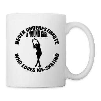 Figure Skating Girls Ice Skating Woman Figure Skating - Mug - white - Right